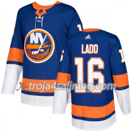 New York Islanders tröja Andrew Ladd 16 Adidas 2017-2018 Royal Authentic - NHL Tröjor Herr